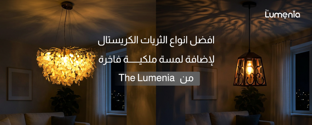 اكتشف افضل انواع الثريات الكريستال