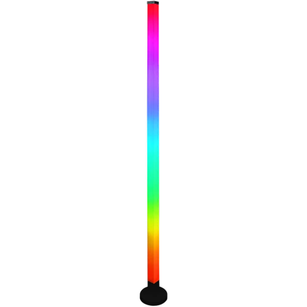 مصباح استاند ارضي مفرد اضاءة ذكية تحكم عبر الهاتف او ريموت متعددة الألوان طول 150 سم