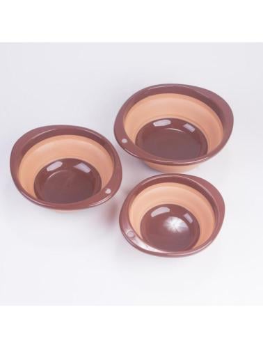 سطل سيلكون قابل للطي مقاسات