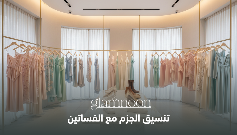 تنسيق الجزم مع الفساتين