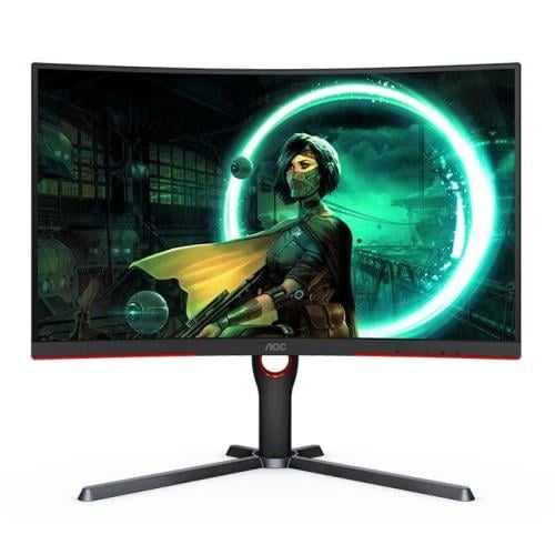 شاشة AOC MONITOR27 - 2K - منحنية - 240Hz موديل CQ2...