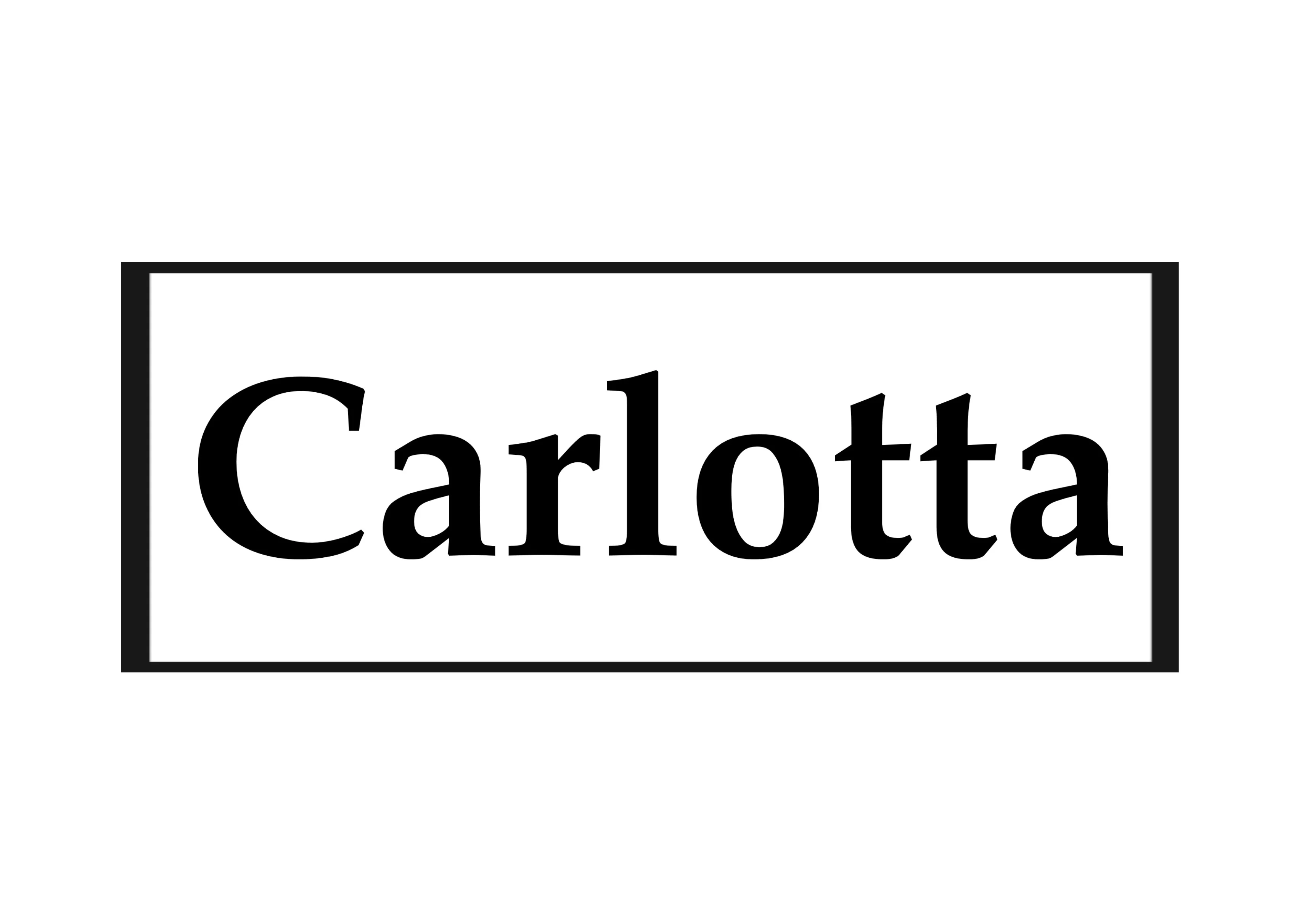 كارلوتا Carlotta