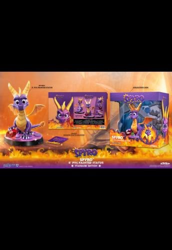 سبايرو - Spyro – 8” PVC Painted Statue ‏First 4 Fi...