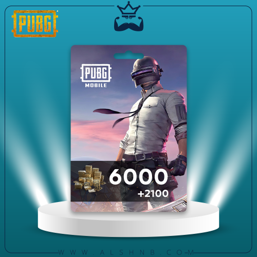 شدات Pubg 6000 + 2100 شدة