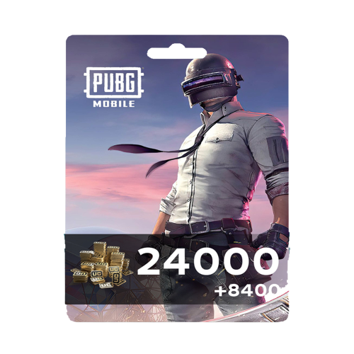 شدات Pubg 24000 + 8400 شدة