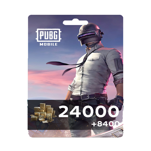 شدات Pubg 24000 + 8400 شدة