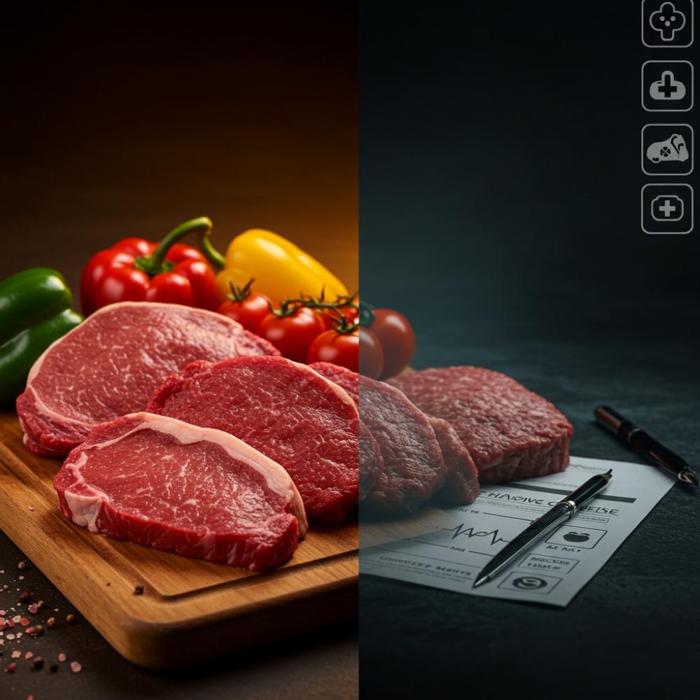 اللحوم الحمراء ومنظمة الصحة العالمية: ما الحقيقة الكاملة وراء المخاطر والفوائد؟