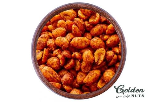 فول سودانى مقشور فلفل حار