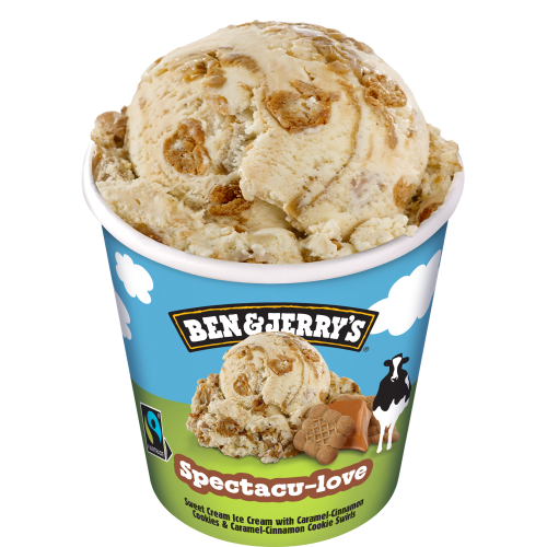 ( Ben & Jerry’s ice cream (Caramel & cinnamon