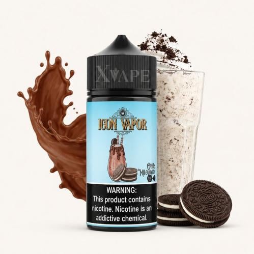 oreo vape juice Icon Fiber Oreo Milkshake 100ml - XVAPE متجر الفيب الإلكتروني
