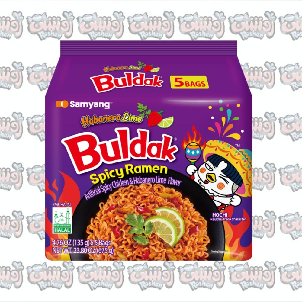 ساميانج بولداك رامن هبانيرو وليمون 5 حبات 135 جم - روشن سويت