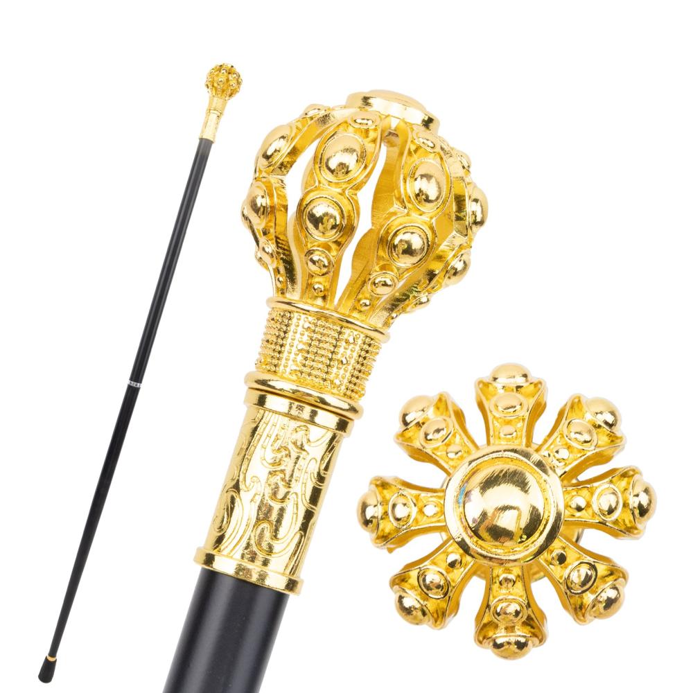 عكاز ذهبي مجوف