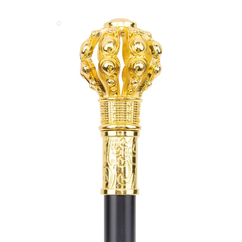 عكاز ذهبي مجوف