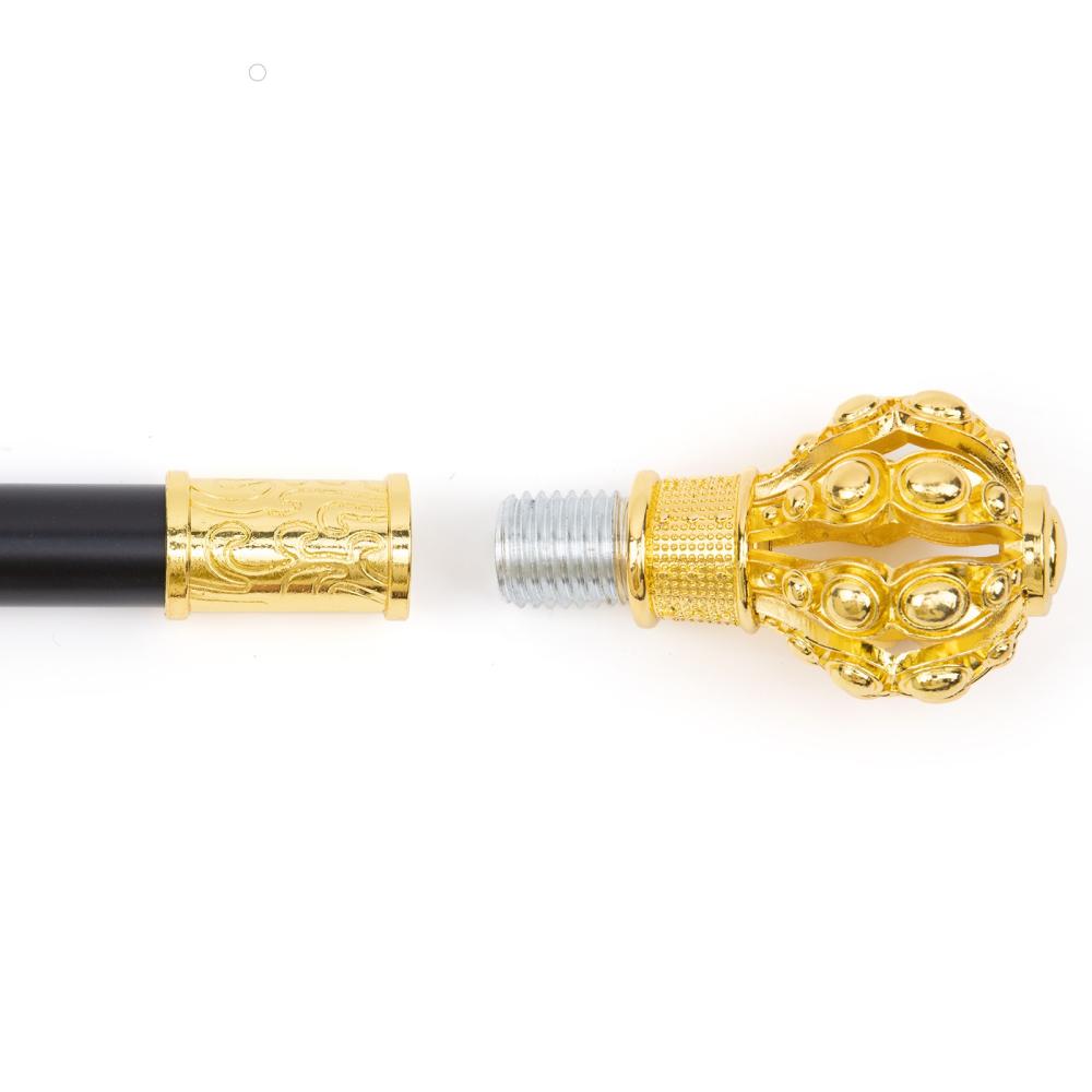 عكاز ذهبي مجوف