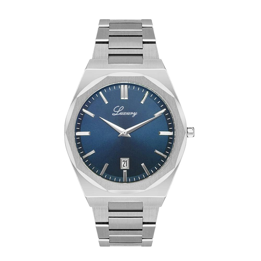 ساعة رجالية ستيل ميناء كحلي