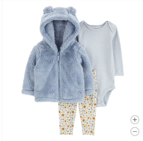 Carter's Baby 3-piece Hoodie Set - بناتي & ولادي