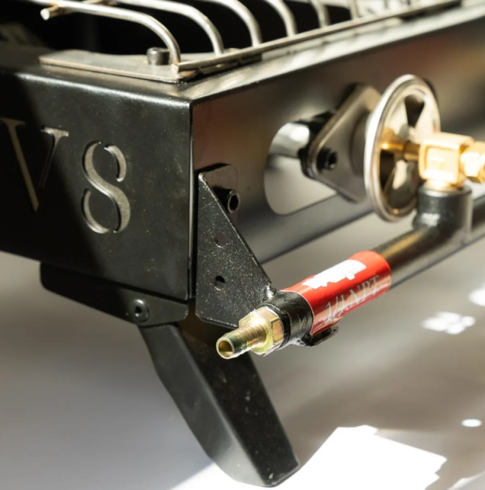 موقد الهليبا V8 اسود بدون قداح