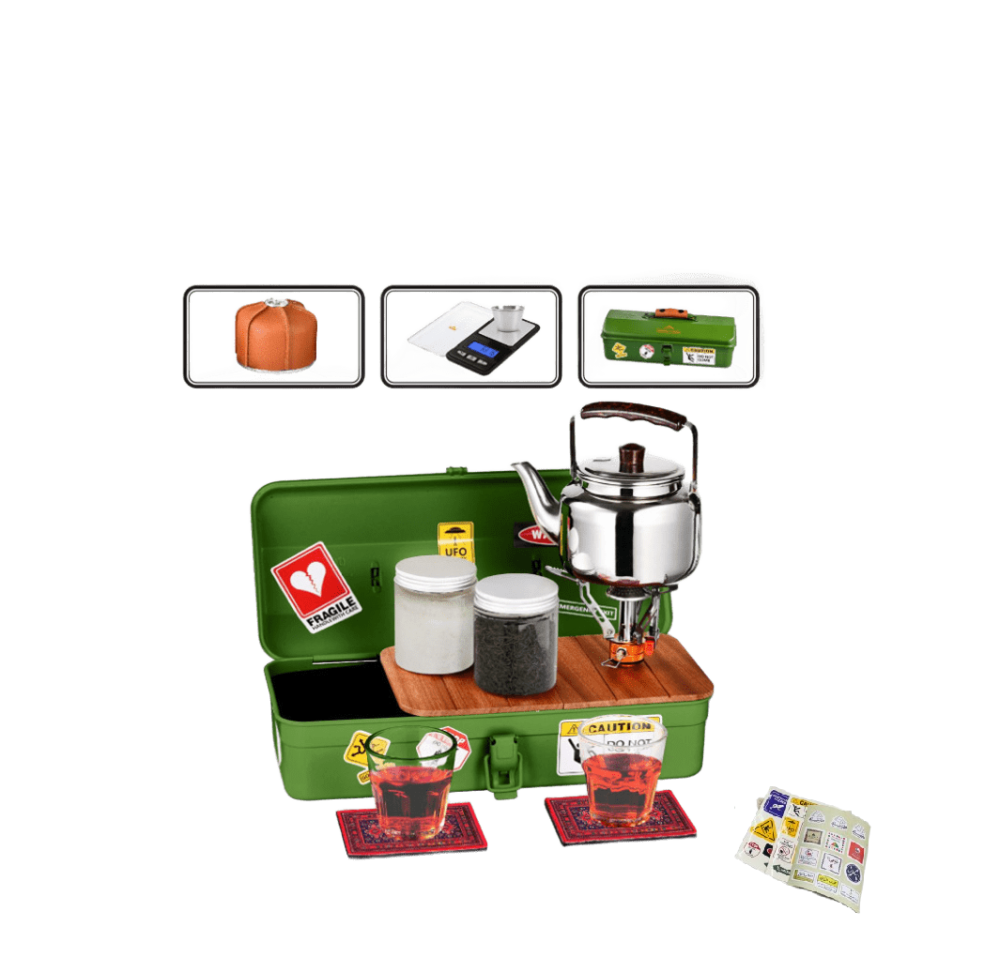 صندوق عزبة شاي حديد