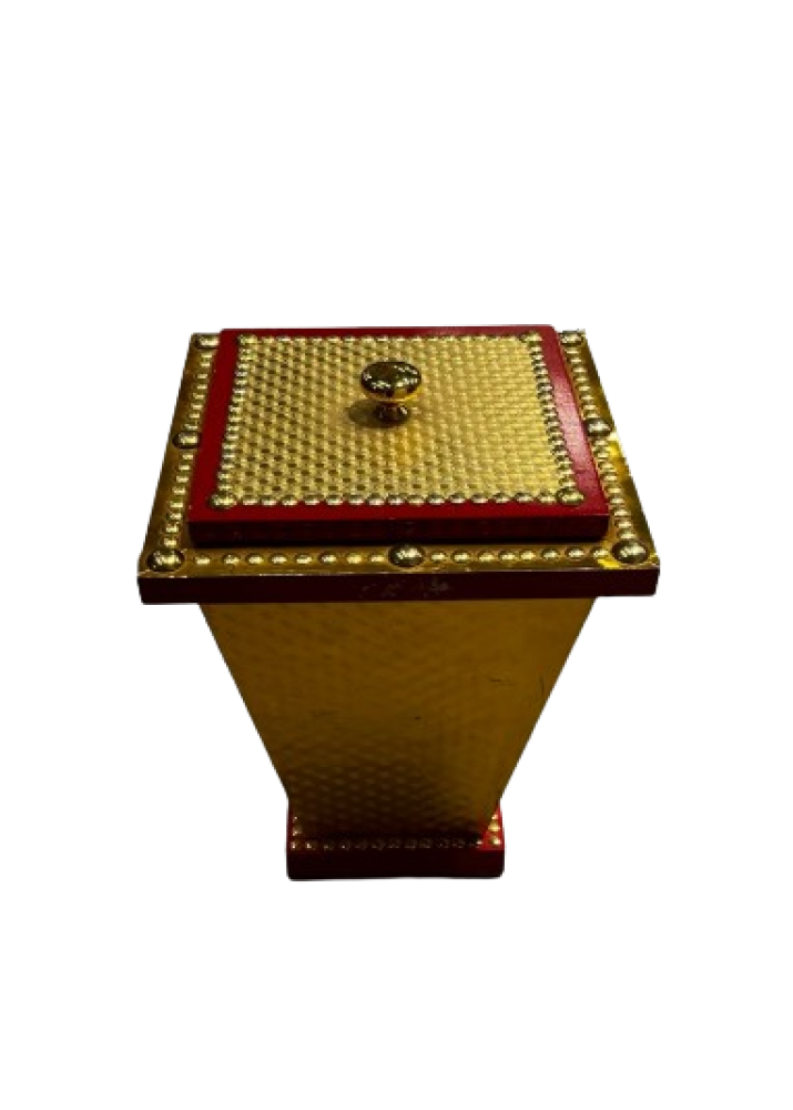 سلة نفايات فخمة تراثي مربع