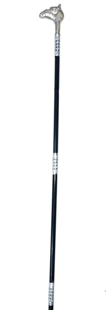 عصا اماراتي راس جمل فضي