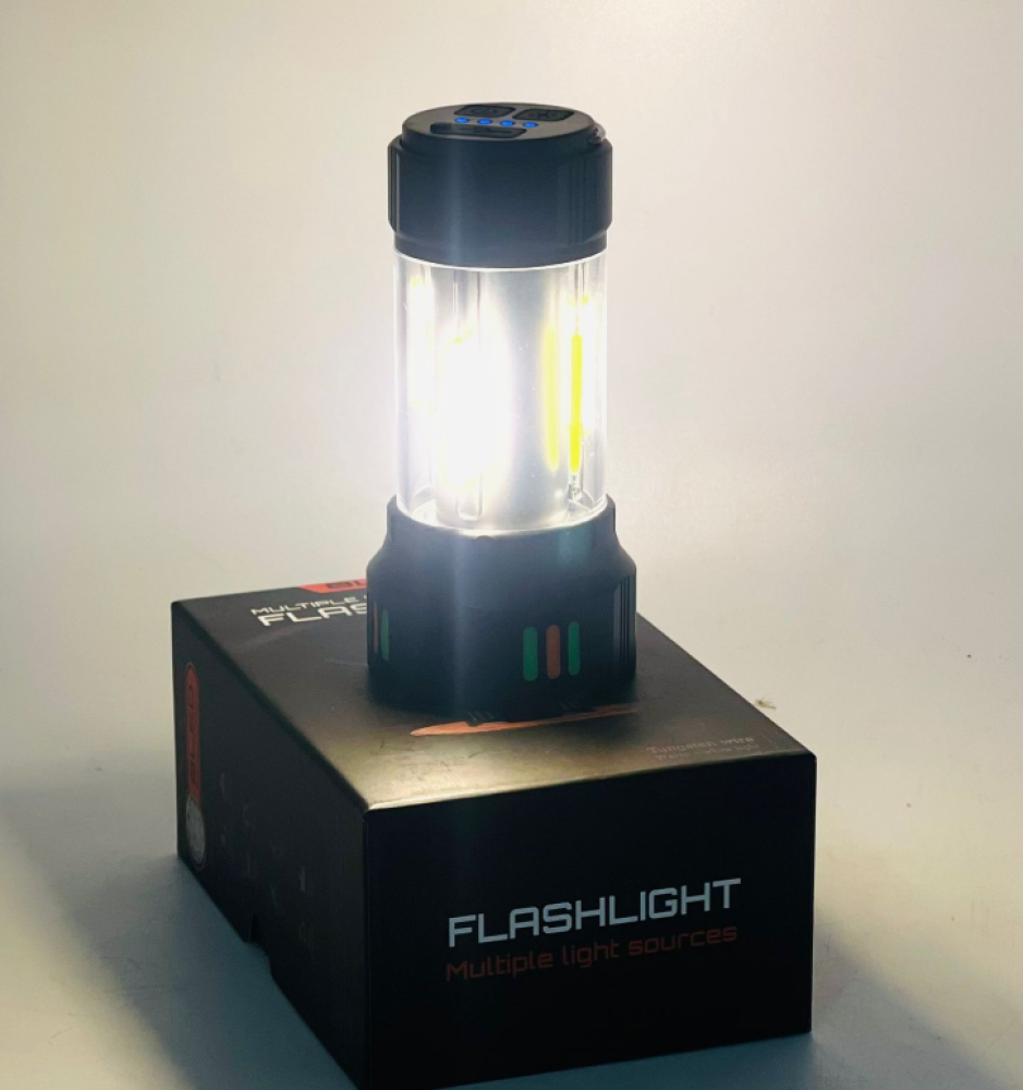 كشاف و فانوس فلاش لايت 8 لمبة