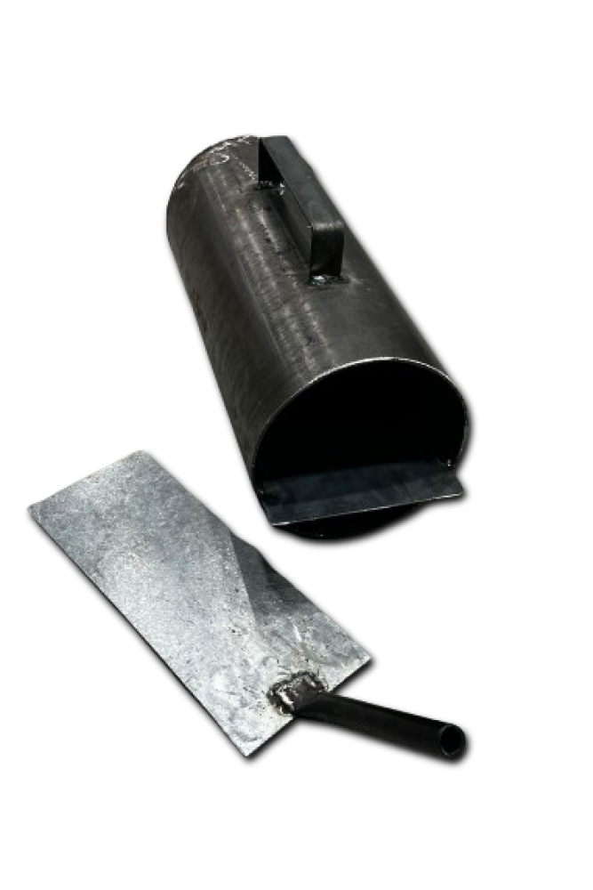 فرن حطب اسطواني 40 سم مع جراب