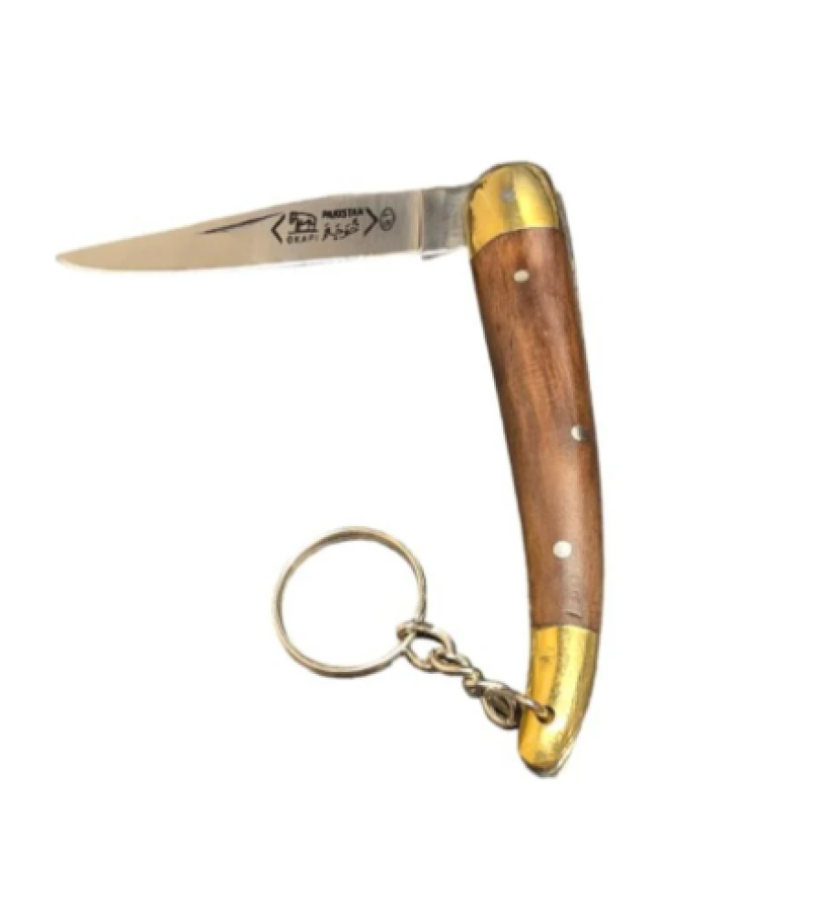 سكين خوجة كبير راس مقوس ملون