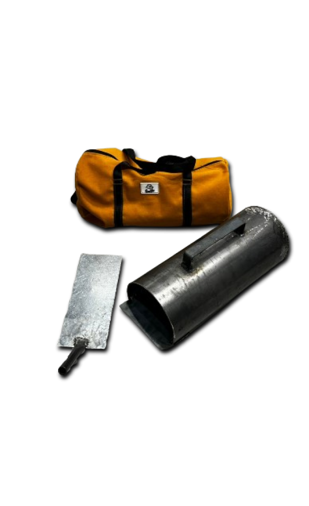 فرن حطب اسطواني 40 سم مع جراب