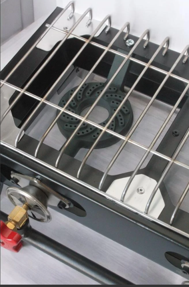 موقد الهليبا V8 اسود بدون قداح