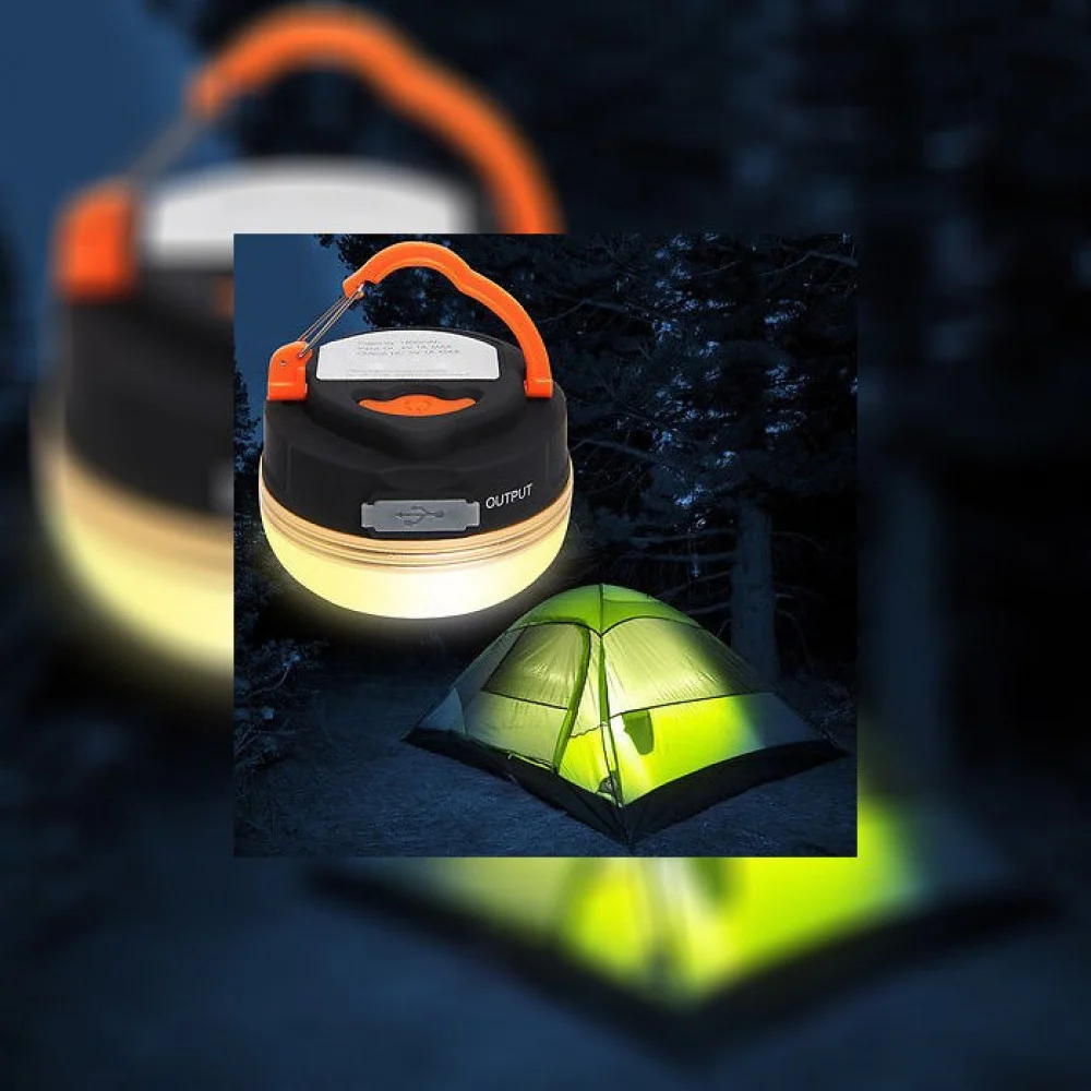 مصباح مخيمات قابل للشحن