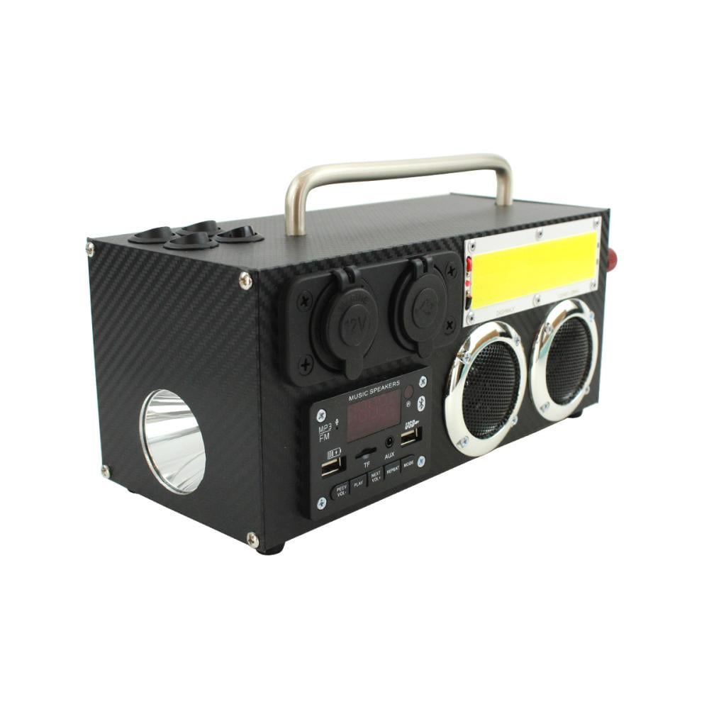 بطارية متنقله 9 امبير فتنامي داخلها سماعة