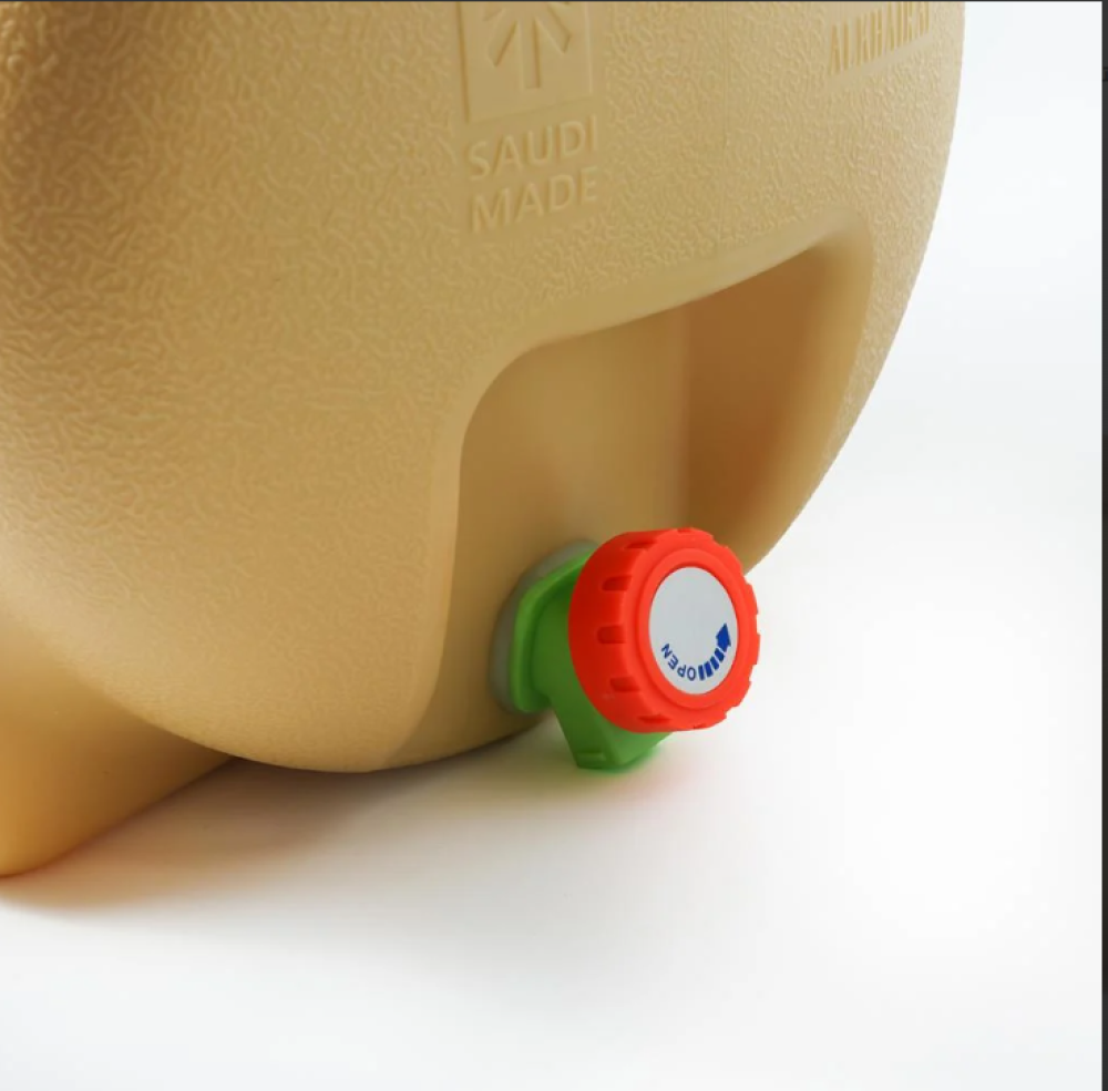 جركل ماء 20 لتر مدور مع صابون