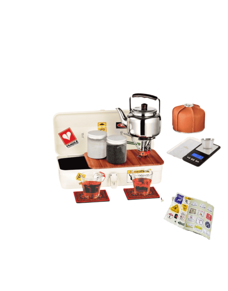 صندوق عزبة شاي حديد