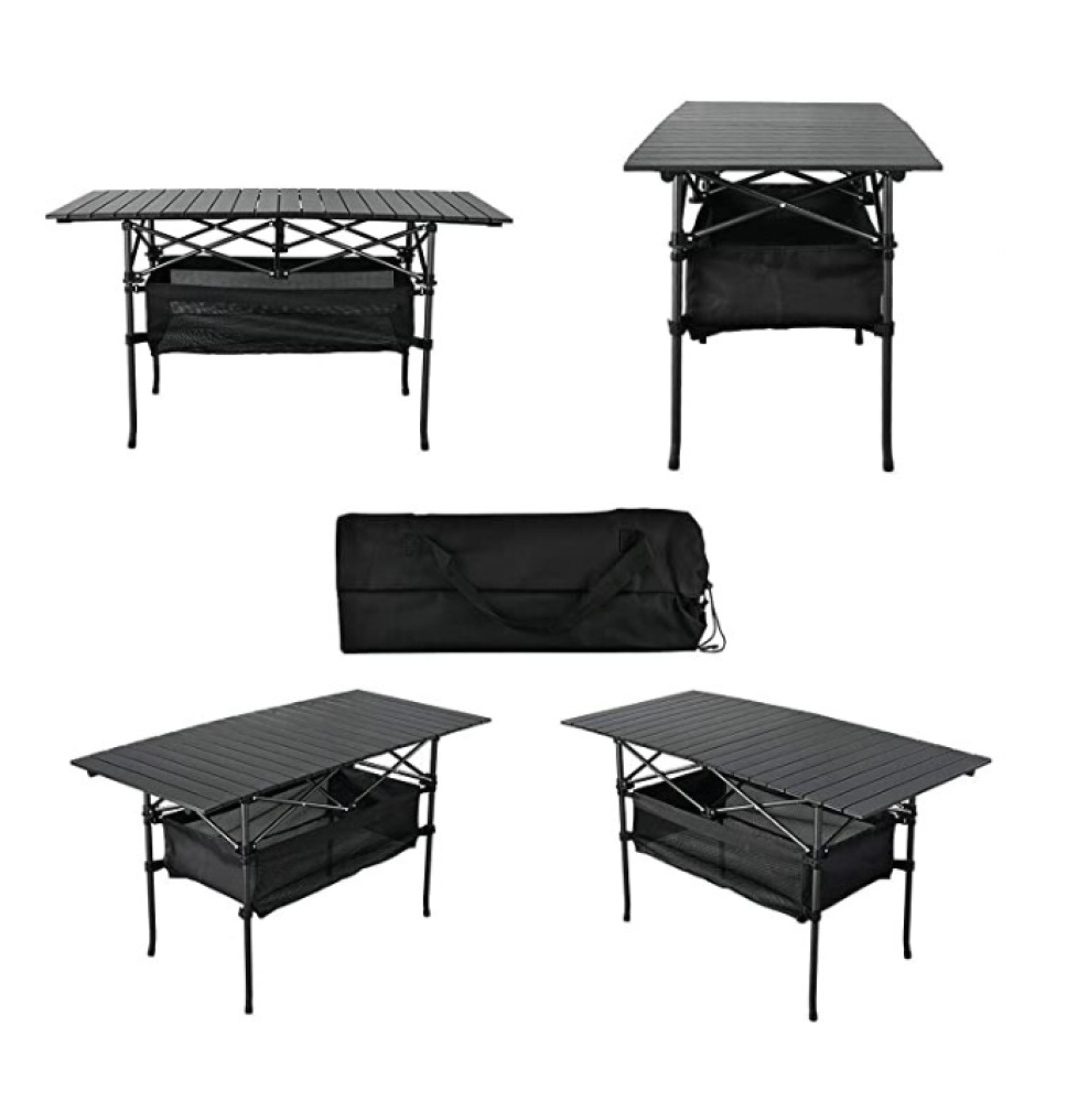 طاولة المونيوم مع سلة PIF205