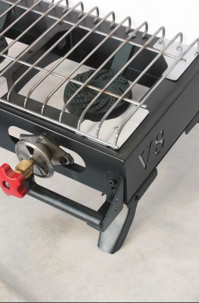 موقد الهليبا V8 اسود بدون قداح