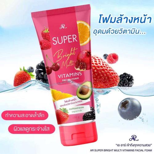 AR Super Bright Multi Vitamins Facial Foam