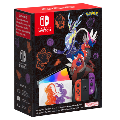 نينتندو سويتش - أوليد موديل نسخة بوكيمون سكارلت وفايولت