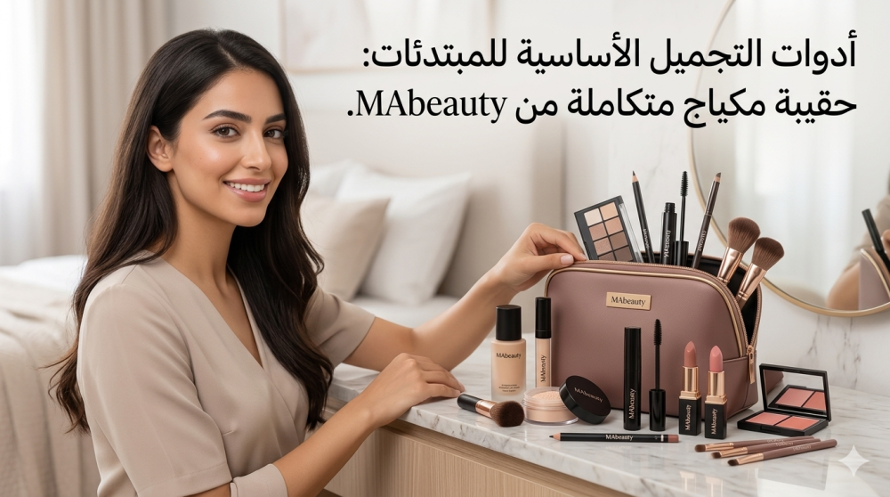 أدوات التجميل الأساسية للمبتدئات: حقيبة مكياج متكاملة من MAbeauty.
