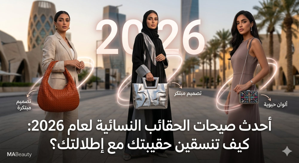 أحدث صيحات الحقائب النسائية لعام 2026: كيف تنسقين حقيبتك مع إطلالتك؟