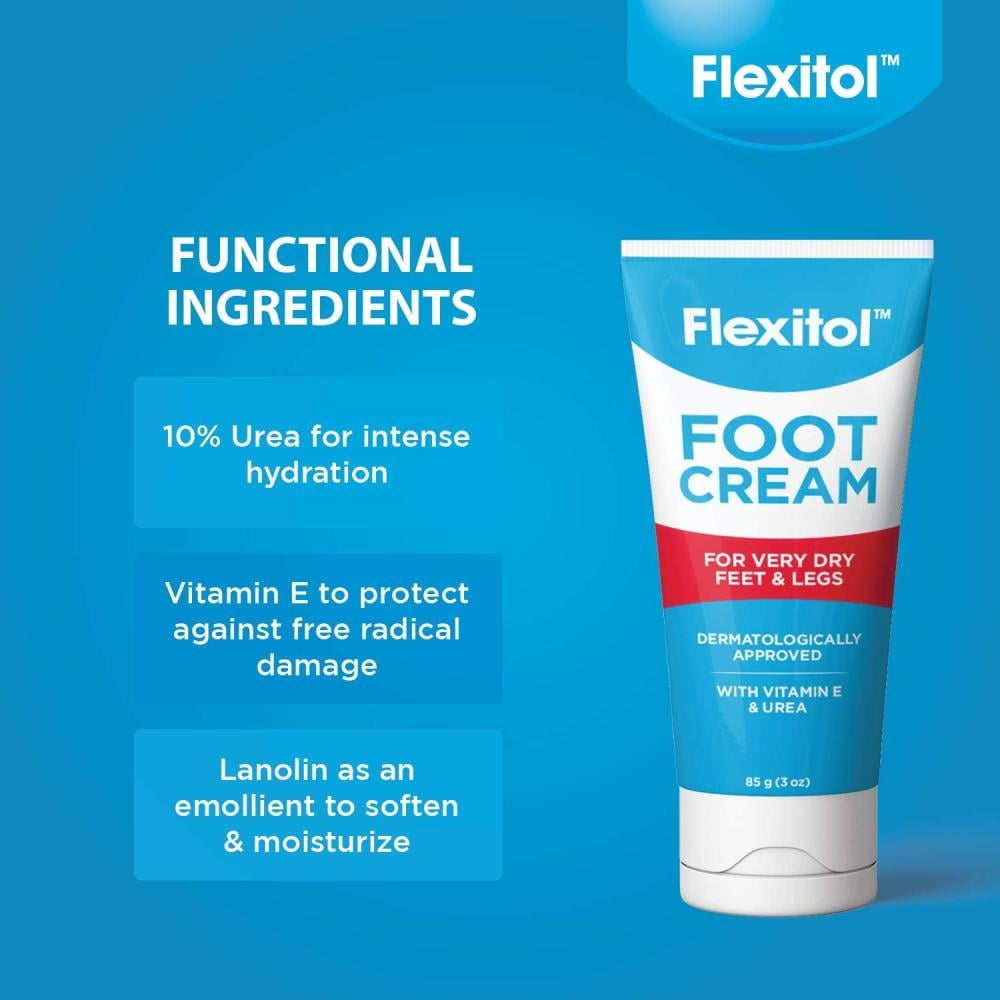Flexitol Foot Moisturizer Cream 85 gm