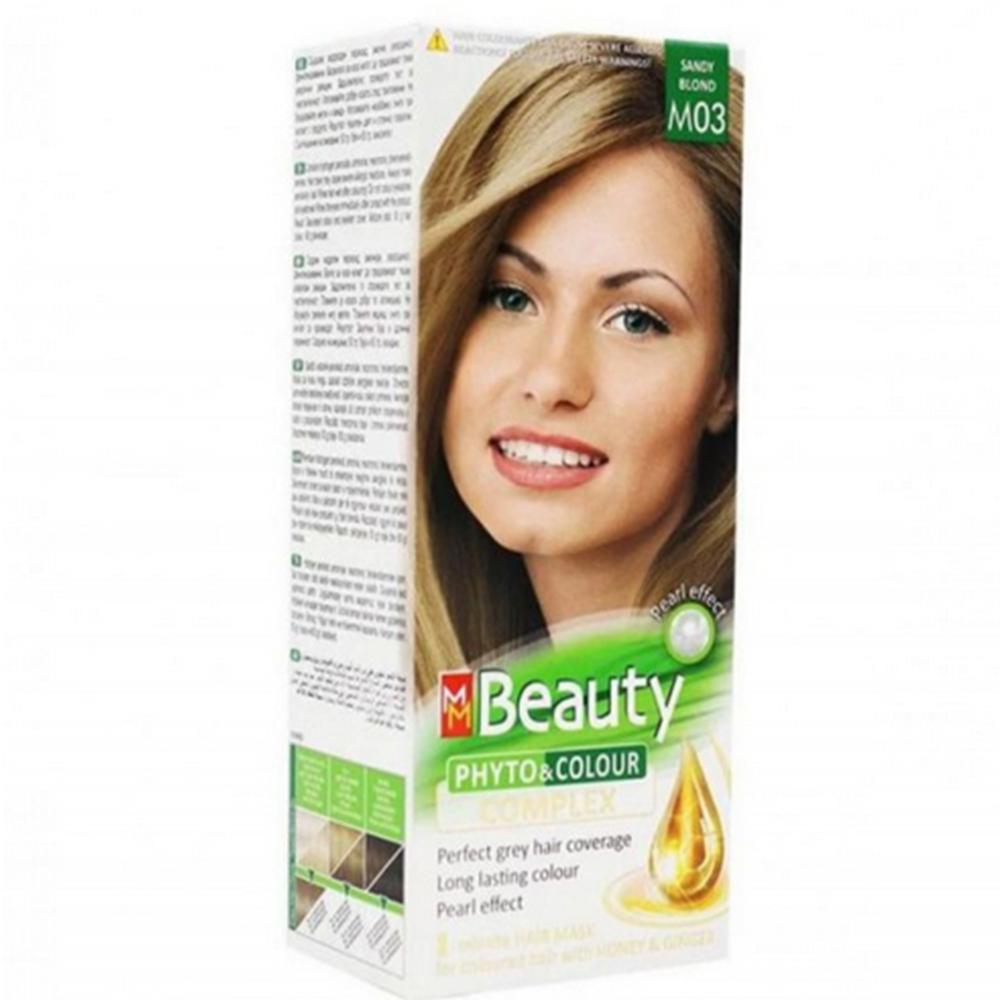 MM Beauty - M03 sandy blonde hair dye