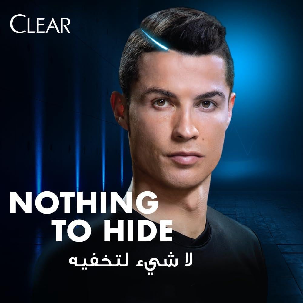 CLEAR Shampoo For Hair With Activated Charcoal & Menthol 700 ml