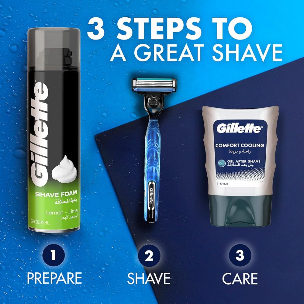 Gillette Shaving Foam Lemon - 200 ml