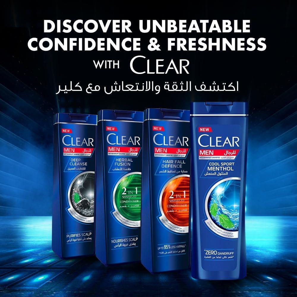 CLEAR Shampoo For Hair With Activated Charcoal & Menthol 700 ml