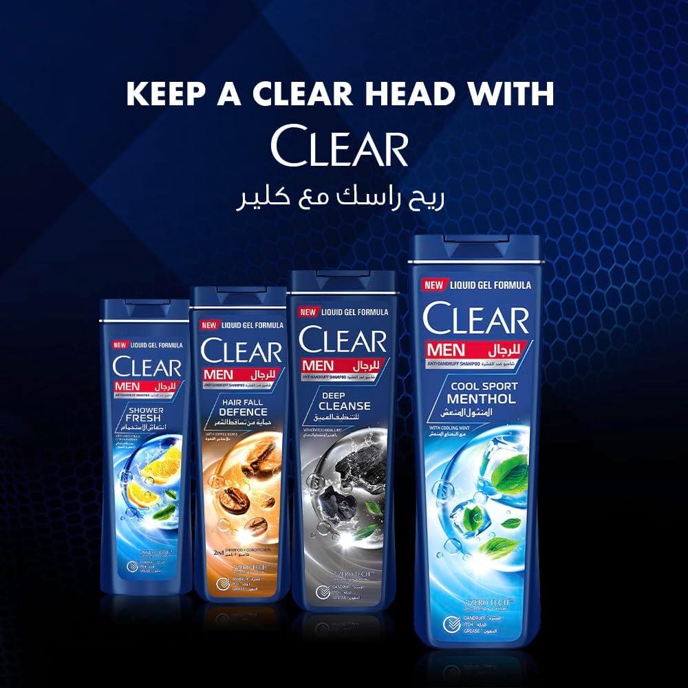 CLEAR Shampoo For Hair With Activated Charcoal & Menthol 700 ml