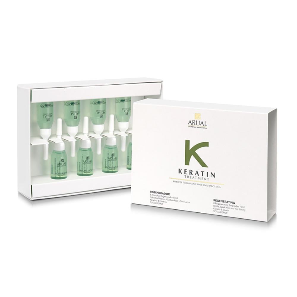 ARUAL - KERATIN SHAMPOO 250ML + 8 AMP 10ML