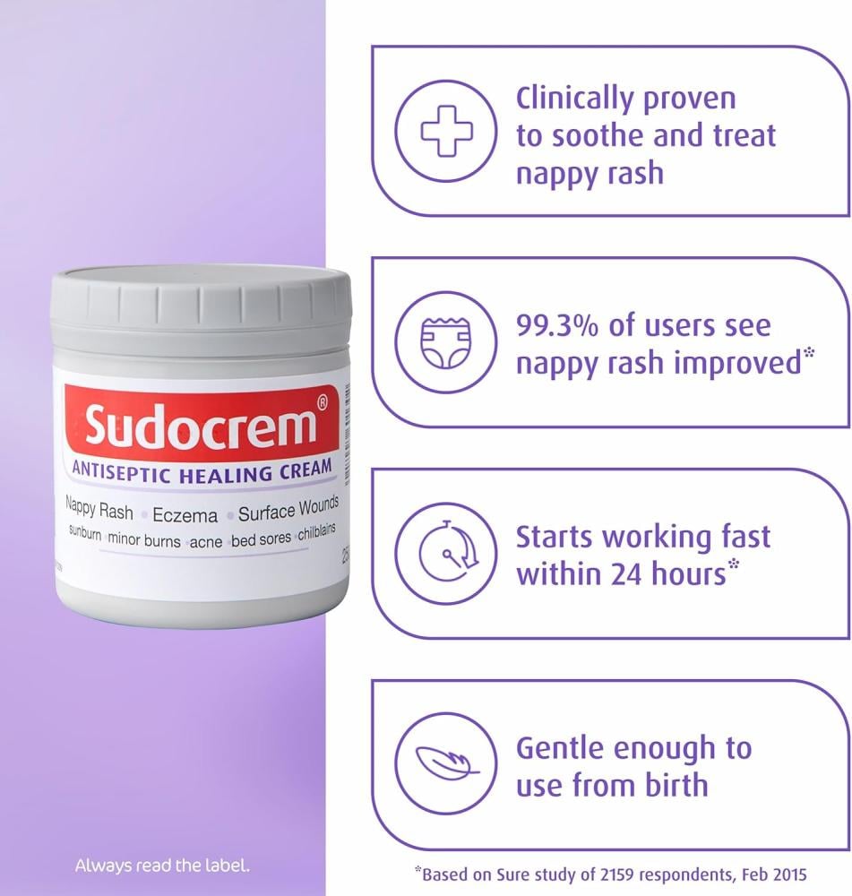 Sudocrem Diaper Rash Cream 250 gm