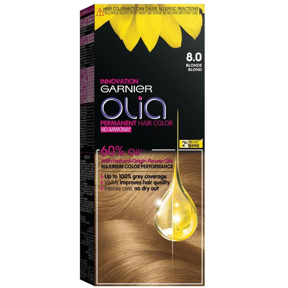 Olia Hair Dye Blonde 8.0