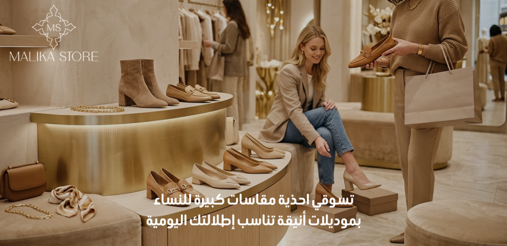 احذية مقاسات كبيرة للنساء
