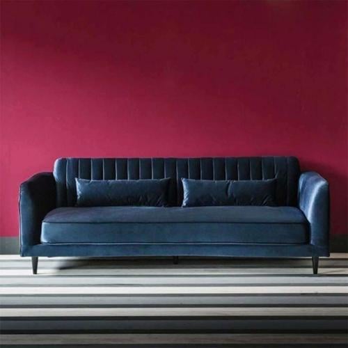 كنبة 3 مقاعد 200×85×85 سم - أزرق -ATH.WO.147